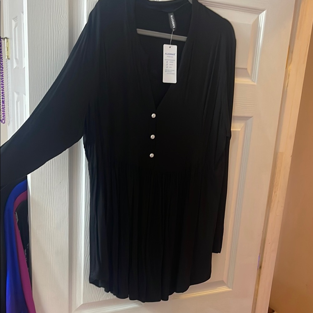 Elegant Black Women's Top